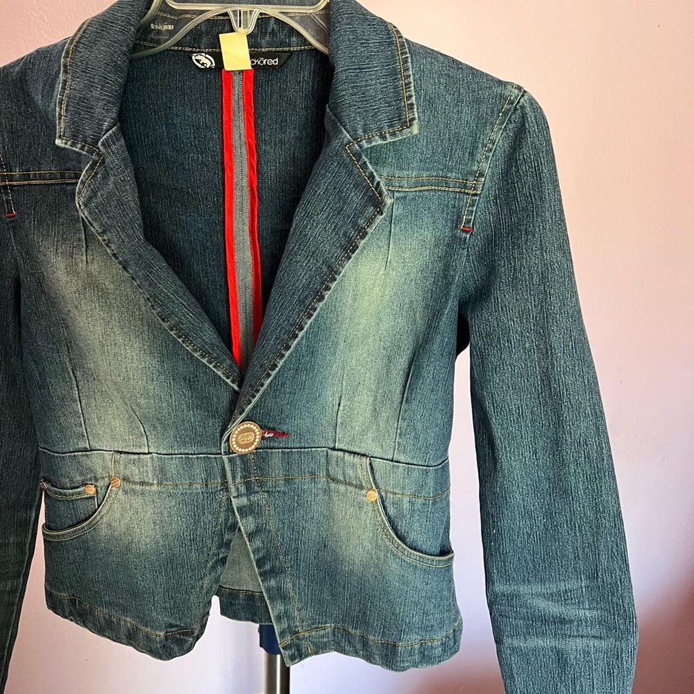 Echo Stretch Denim Jacket/Blazer Lightweight, Spr… - image 2
